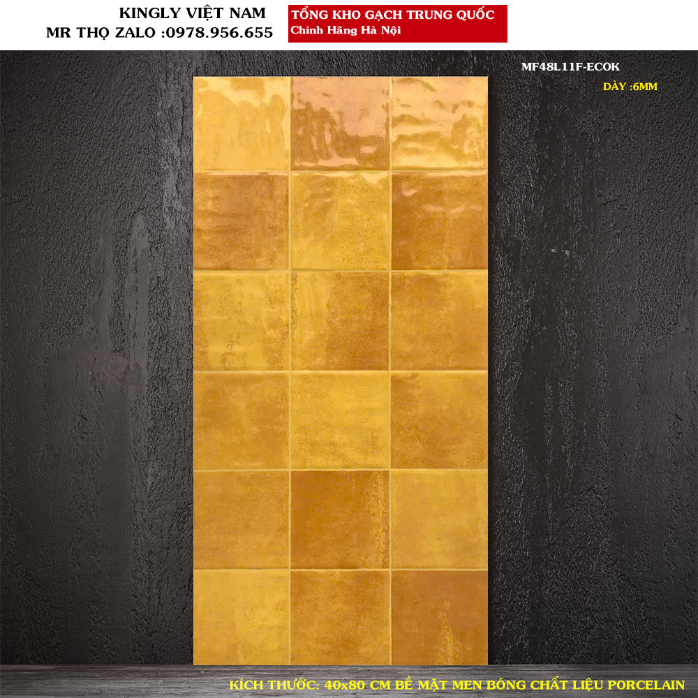 Gạch ốp tường 40X80 Trung Quốc MF48L11F